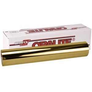 Orafol Oracal 352 Metallized Double Sided Gold Vinyl for Signs 12" x 5 Feet